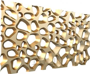 Geometrical panel (PGM_0021-1) 3D model for CNC machine