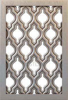 Geometrical panel (PGM_0027-3) 3D model for CNC machine