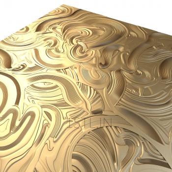 Geometrical panel (PGM_0071) 3D model for CNC machine