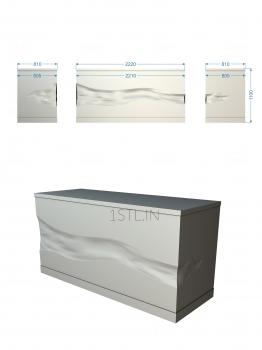 Geometrical panel (PGM_0113) 3D model for CNC machine