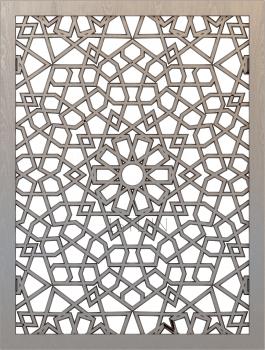 Geometrical panel (PGM_0166) 3D model for CNC machine