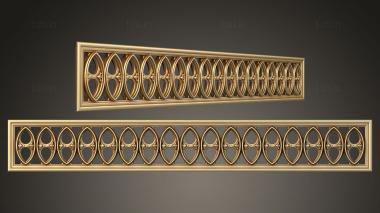 Geometrical panel (PGM_0244) 3D model for CNC machine