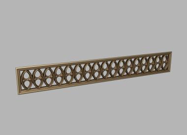 Geometrical panel (PGM_0244) 3D model for CNC machine