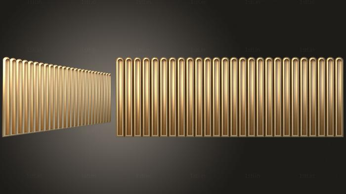 Geometrical panel (PGM_0245) 3D model for CNC machine