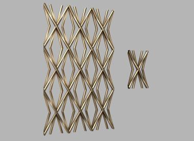 Geometrical panel (PGM_0250) 3D model for CNC machine