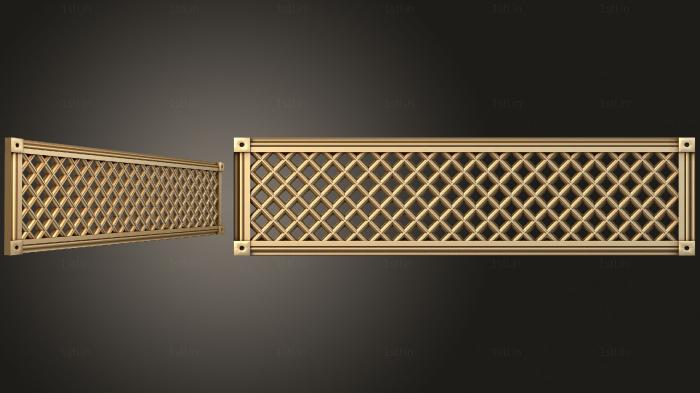 Geometrical panel (PGM_0259) 3D model for CNC machine