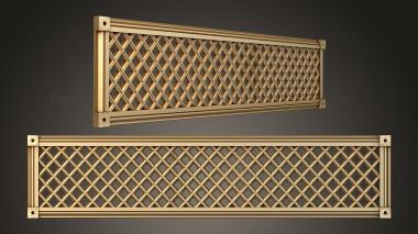 Geometrical panel (PGM_0260) 3D model for CNC machine