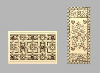 Geometrical panel (PGM_0264) 3D model for CNC machine