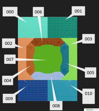 Geometrical panel (PGM_0268) 3D model for CNC machine