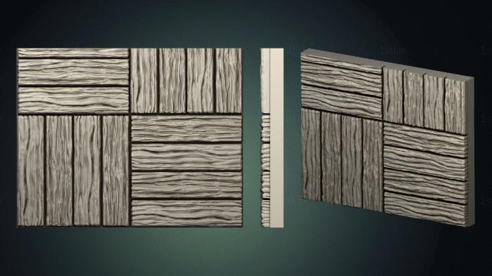 Geometrical panel (PGM_0284) 3D model for CNC machine