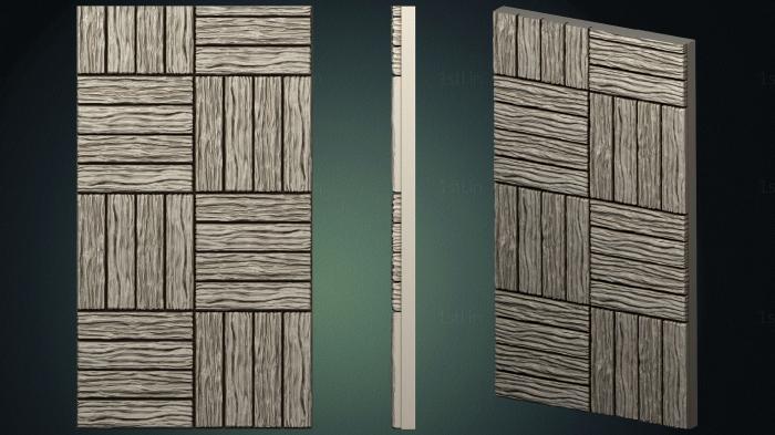 Geometrical panel (PGM_0287) 3D model for CNC machine