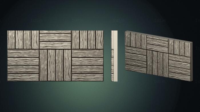 Geometrical panel (PGM_0291) 3D model for CNC machine