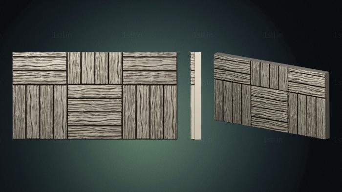 Geometrical panel (PGM_0292) 3D model for CNC machine