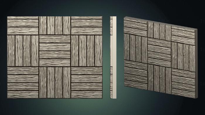 Geometrical panel (PGM_0293) 3D model for CNC machine