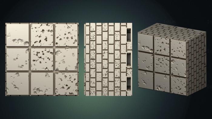 Geometrical panel (PGM_0308) 3D model for CNC machine