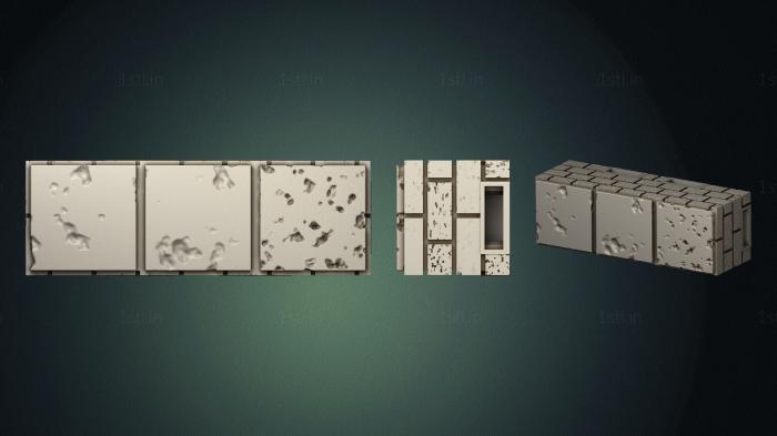 Geometrical panel (PGM_0312) 3D model for CNC machine