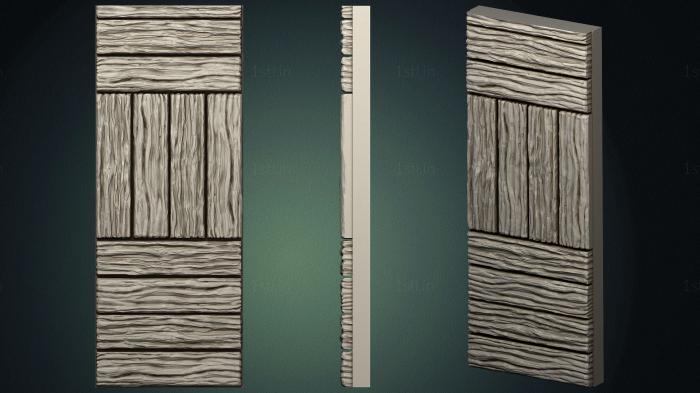 Geometrical panel (PGM_0354) 3D model for CNC machine