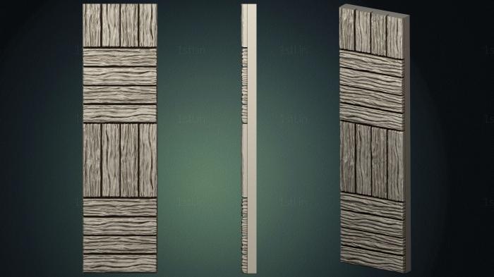 Geometrical panel (PGM_0356) 3D model for CNC machine