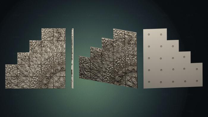 Geometrical panel (PGM_0696) 3D model for CNC machine