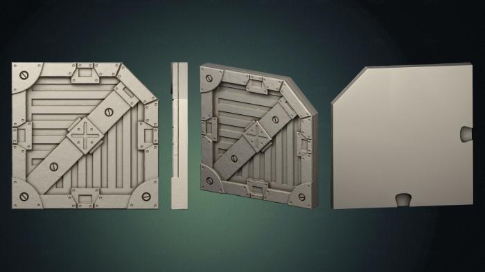 Geometrical panel (PGM_0742) 3D model for CNC machine