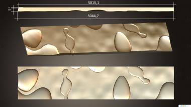 Geometrical panel (PGM_0996) 3D model for CNC machine