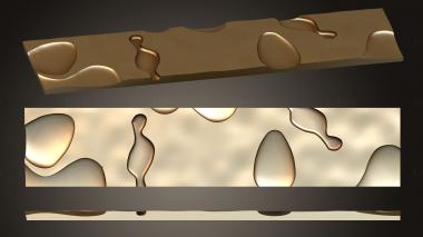 Geometrical panel (PGM_1119) 3D model for CNC machine