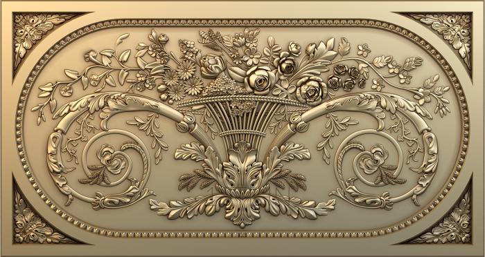 Floral panel