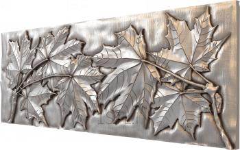 Floral panel (PRS_0002) 3D model for CNC machine