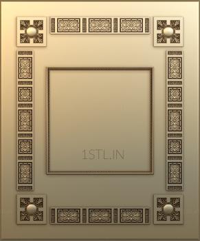 Square panels (PN_0285) 3D model for CNC machine