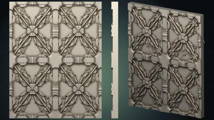 Square panels (PN_0338) 3D model for CNC machine