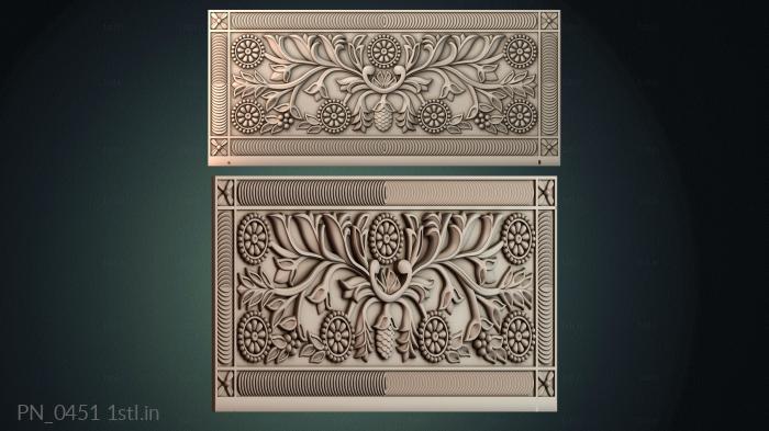 Square panels (PN_0451) 3D model for CNC machine