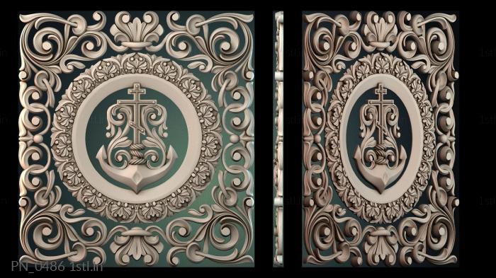 Square panels (PN_0486) 3D model for CNC machine