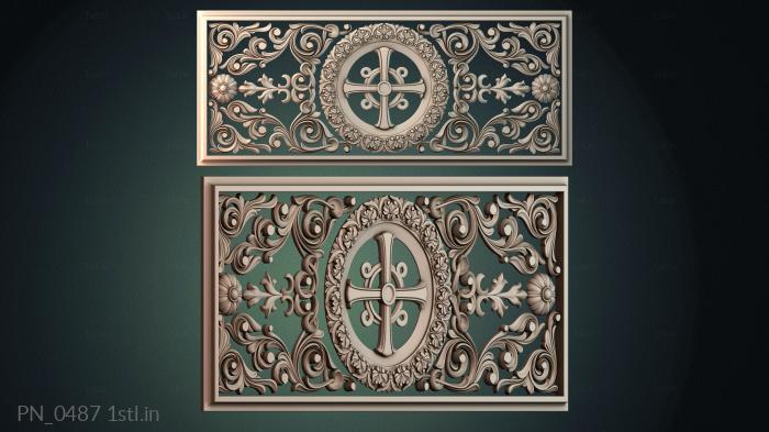 Square panels (PN_0487) 3D model for CNC machine