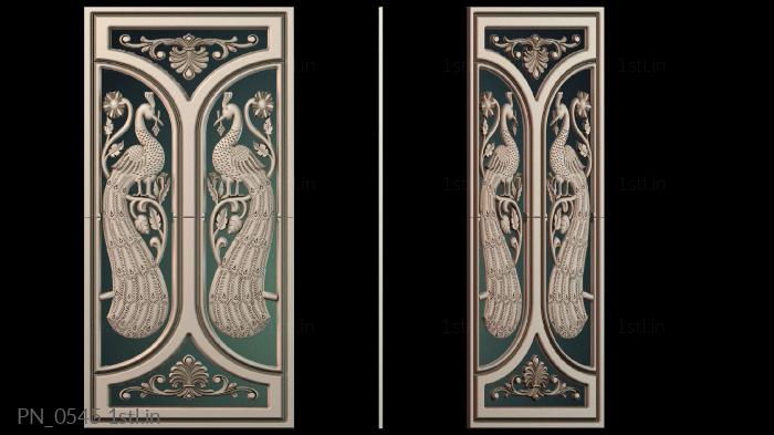 स्क्वायर पैनल (PN_0545) सीएनसी मशीन के लिए 3D मॉडल