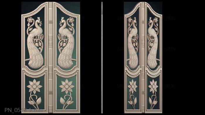 स्क्वायर पैनल (PN_0548) सीएनसी मशीन के लिए 3D मॉडल