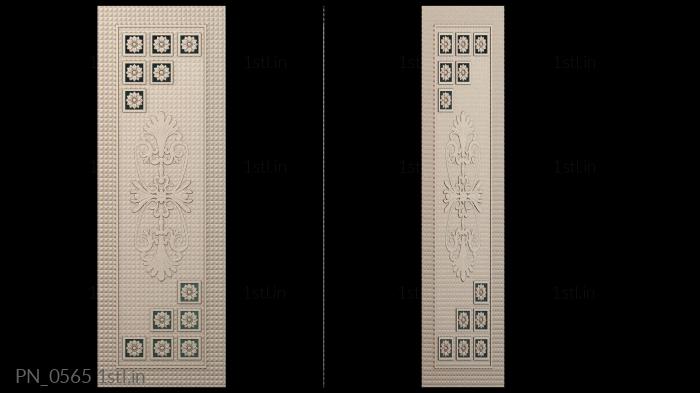 स्क्वायर पैनल (PN_0565) सीएनसी मशीन के लिए 3D मॉडल