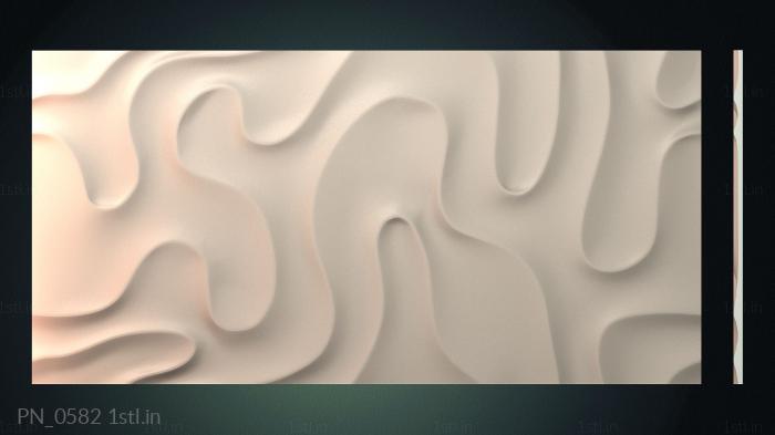 स्क्वायर पैनल (PN_0582) सीएनसी मशीन के लिए 3D मॉडल