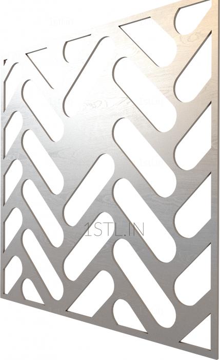 2D panel (P2D_0050) 3D model for CNC machine