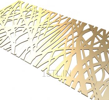 2D panel (P2D_0122) 3D model for CNC machine