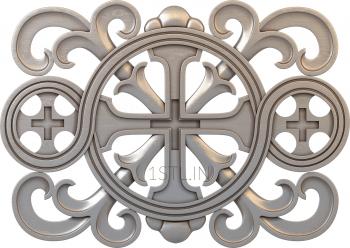 Church panel (PC_0001) 3D model for CNC machine