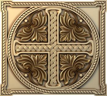 Church panel (PC_0004-3) 3D model for CNC machine