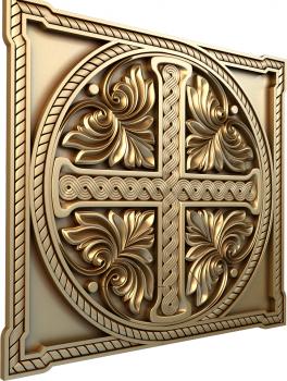 Church panel (PC_0004-3) 3D model for CNC machine