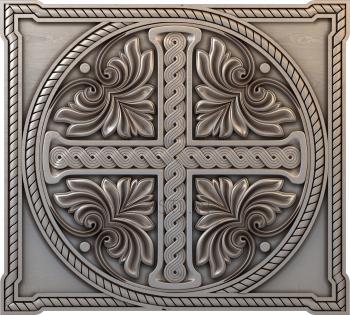 Church panel (PC_0004-3) 3D model for CNC machine