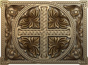 Church panel (PC_0004) 3D model for CNC machine