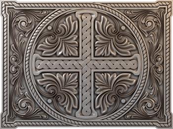 Church panel (PC_0004) 3D model for CNC machine