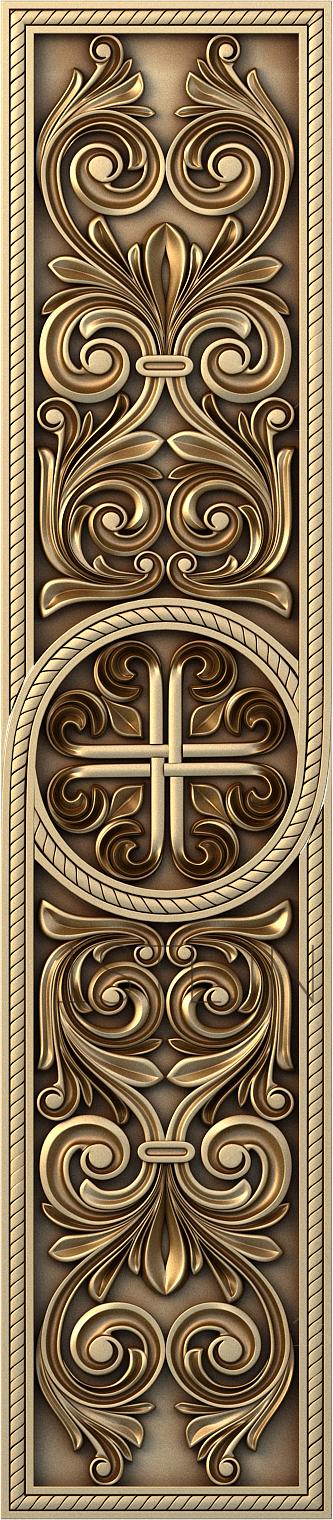 Church panel (PC_0013-1) 3D model for CNC machine