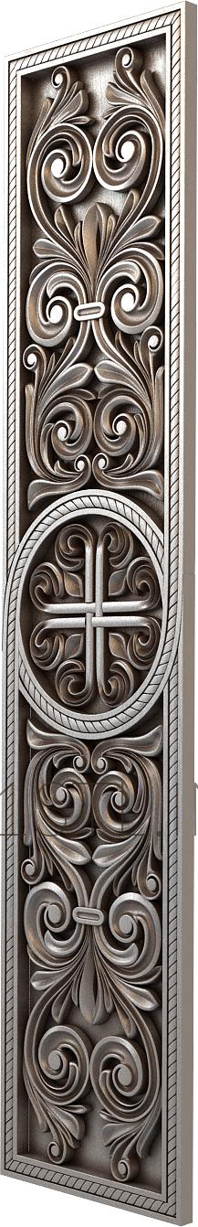 Church panel (PC_0013-1) 3D model for CNC machine