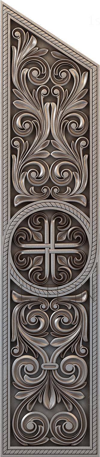 Church panel (PC_0013-2) 3D model for CNC machine