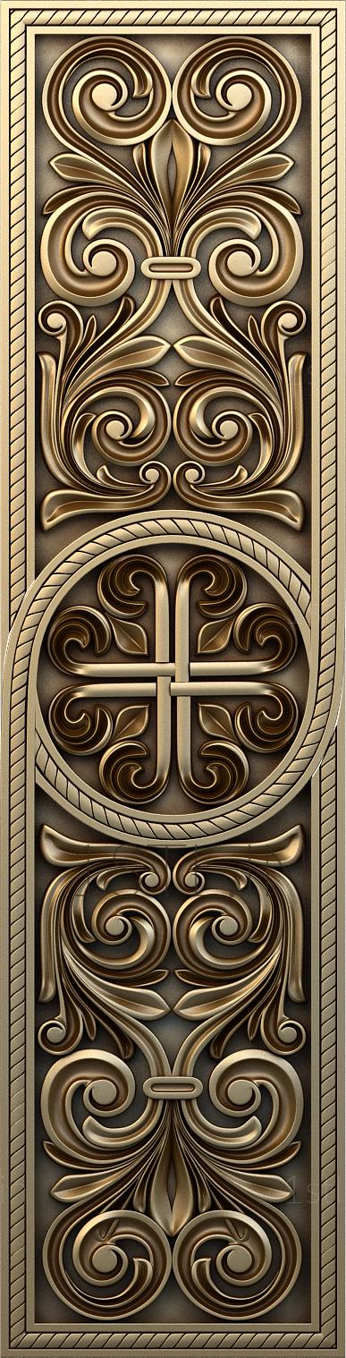 Church panel (PC_0013) 3D model for CNC machine