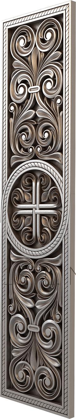 Church panel (PC_0013) 3D model for CNC machine